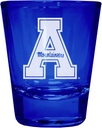 R and R Imports Appalachian State Engraved Full Color 2 oz Shot Glass Blue Officially Licensed Collegiate Product 4-Pack