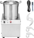 Happybuy Food Processor & Vegetable Chopper, 10.6 Quart Food-Grade Stainless Steel Chopper with 2 Extra S-Curve Blades, Ideal for Chopping Vegetables, Fruit, Grains, Nuts
