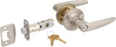J Series Dover Keyed Door Lever Finish: Satin Nickel