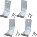 4 Pieces Hands-Free Foot-Operated Door Opener with Screws