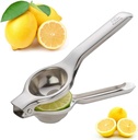 Heavy Duty Citrus Press - Stainless Steel, Large Size, Lemon Squeezer, Non-toxic - Extract More Juice Without the Seeds