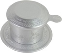 1Set Vietnamese Coffee Dripper Aluminum Filter for Coffee Compact Design for Outdoor Travel for Coffee Lovers Dripping Coffee Maker