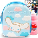 Cinnamoroll Lunch Box for Girls Set - Bundle with Sanrio Lunchbox Plus Stickers, Water Bottle, More | Cinnamoroll Lunch Bag for School