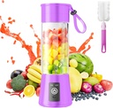 Portable Blender for Smoothies & Shakes - 2025 New 14 Oz Cordless Personal Size Blender, Type-C USB Rechargeable, 380Ml Traveling BAP Free Juicer Cup for Picnic/Sprots/Office, 20000Rpm/Min Speed