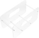 Acrylic Dish Storage Rack for Kitchen Sink Organizer Versatile Plate Holder for Cabinets Space-saving Display Stand for Glassware and Utensils for Home and Restaurant Use