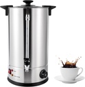 Commercial Grade Coffee Urn, 15L Stainless Steel Coffee Maker Hot Water Urn for Home Party Office Wedding, Two-stage Faucet Dispenser, 110V 1400W 30-110°C, Double Wall
