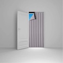 Sound Dampening Blanket for Door and Window,Thermal Insulated Door Curtain,Noise Barrier Soundproof Curtains for Doorway,Heavy Duty Cold/Hot Protection Door Screen,Weatherproof, Windproof ( Color : Gr