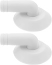 2Pcs Air Conditioning Elbow Drain Adapter 26mm Air Conditioner Elbow Drain Hose Connector Elbow Fitting Compatible with Mini-Split Air Conditioner