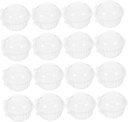 50Pcs Clear Cupcake Boxes Multi Function Dessert Containers for Muffins Pastries and Treats Safe Pet Material for Parties Birthdays Weddings and Showers
