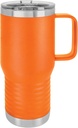 Polar Camel 20 oz. Vacuum Insulated Travel Mug with Slider Lid (Orange)