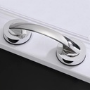 KAFENDA Glass Door and Window Handles, Bathroom Sliding Doors, Shower handrails. Suction Cup Assist armrest for cabinets, wardrobes, and refrigerators, Without Perforated Handles