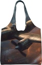 World War Aircraft Canvas Tote Bag Reusable Grocery Bags Shopping Bags Large Canvas Bags with Handles