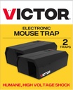 Victor Humane Mouse Traps Indoor for Home - M250BSR-2 - No Touch Electric Mouse Traps for Home, Pack of 2