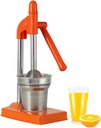 Stainless Steel Lemon Juicer, Manual Citrus Press Hand Operated Juicer for Lemon Lime Orange, Heavy Duty Countertop Fruit Juice Squeezer, Easy Clean Home Kitchen Bar Restaurant Use (Orange)