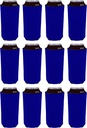 Blank Foam 24 oz. Can Coolie - Made in USA (Royal Blue, 12 Pack)