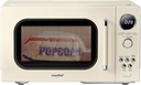 COMFEE' Retro Microwave Oven, Small Microwave with 6 Auto Menus, 0.9 cu.ft Countertop Compact Microwave with Multi-stage Cooking, Mute Function, LED digital, Apricot/900W, CMO-MMP02AA(AT)