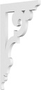 Ekena Millwork BKTP01X07X13PR Preston Architectural Grade PVC Brackets, 5/8"W X 7 1/2"D X 13"H