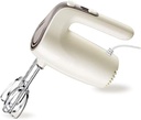 MaGiLL Portable Stainless Steel Egg Beater Handheld, Hand Mixer, Small Whisks Beige Easy to Clean fine