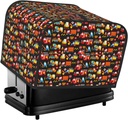 Oven Cover Kitchen Bread Machine Protector,4 Slice Toaster Cover For Home,Fingerprint Coaster Cover,Kitchen Small Appliance,Construction Truck