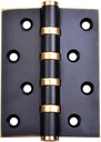 Hinge, Door Hinges 2 Packs Mute Copper Hinges Antique Wooden Door Hinges Light Luxury Door Hinges Household Flat Opening Hinges Door Closer (Color : Black, Size : 3.9 inch)