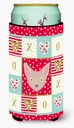 Caroline's Treasures CK5133TBC Minskin Cat Love Tall Boy Hugger, Red Can Cooler Sleeve Hugger Machine Washable Drink Sleeve Hugger Collapsible Insulator Beverage Insulated Holder