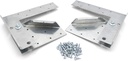 CAPTIVE-AIRE Hinge Kit for Restaurant Canopy Hood Exhaust Fan (Used on Fans with wheels 20” or smaller or Fans with bases of 28” or smaller)