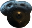 1-1/8 in Black Plastic Cap Washers by Yost Plastics, Use with Nails or Screws, 250 Qty, Made in The USA