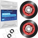BlueStars Ultra Durable 8536974 Dryer Drum Support Roller – Compatible with Whirlpool Kenmore Maytag Dryers - Replaces 8536973 W10314171 W10314173 WPW10314173 PS11752609 - PACK OF 2