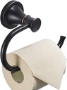 BESy Oil Rubbed Bronze Toilet Tissue Paper Holder Oil Rubbed Bronze Bathroom Accessories Toilet roll Paper Hanger, Wall Mounted, Rustproof