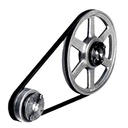 Fantech DP-36-KX Motor Fan Pulley, Bushing If Required and Belts, 36", 637 RPM Maximum