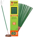 Mosquito Repellent Outdoor Patio Sticks 40 Pcs, 30Hrs Protection - Natural Mosquito Repellent Citronella Incense Sticks, Backyard Travel Camping Bug Repellent Outdoor & Indoors Gnat Mosquito Control