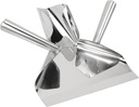 Stainless Steel French Fry Scoop with Dual Handles Lightweight Easy to Clean for Popcorn Snacks and Desserts Reliable Kitchen Tool for Home and Restaurant Use