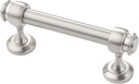 Alzassbg 10 Pack Brushed Satin Nickel Cabinet Pulls, 3 Inch(76mm) Hole Centers Cabinet Handles Kitchen Hardware Straight Bar for Cabinets and Drawer AL3082SN