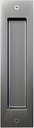 Stone Harbor Hardware Sliding Door Flush Pull, 8 Inches, Satin Stainless Steel