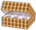 Plaid Cupcake Box Party Accessory