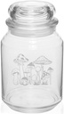 26 oz Glass Candy Jar Gift Mushrooms