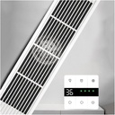 Bathroom Kitchen Ceiling Ventilation Fan, 15×60CM Hidden Exhaust Fan, Powerful Low Noise, All-Copper Motor, with Filter, Rectangular Design for Efficient Airflow