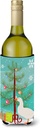 Caroline's Treasures BB9267LITERK Shire Horse Christmas Wine Bottle Hugger, Teal Bottle Cooler Sleeve Hugger Machine Washable Collapsible Insulator Beverage Insulated Holder