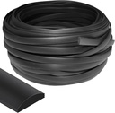 Flat Screen Spline 0.290 Width X 100ft, Black in Color