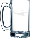Apache Helicopter #2-26.5 Ounce Glass Mug Stein
