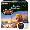 Celestial Seasonings English Breakfast Black Tea, Single-Serve Keurig K-Cup Pods, 96 Count
