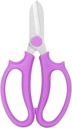 Gardening Scissor Purple Sharp Blade Alloy Steel Garden Shears for Cutting Flowers Trimming Plants of Yard Florist Rose Herb Hedge and Fruits Picking