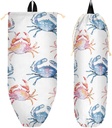 Plastic Bag Holder Grocery Bags Organizer Dispenser Storage Colors Crabs for Kitchen Wall Mount