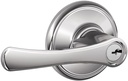 Schlage F51A F Series Avila 625 Entry Door Lock Bright Chrome
