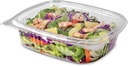 24oz RPET Clear Hinged Lid Deli Container- 200Pcs