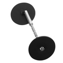 Stainless Steel Door Lock Cover Plate – Round Peephole Security Plate for Deadbolt Holes 1 Set Filler for Wood and Metal Doors Easy Installation