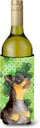 Caroline's Treasures BB9898LITERK Miniature Pinscher #2 St Patrick's Wine Bottle Hugger, Green Bottle Cooler Sleeve Hugger Machine Washable Collapsible Insulator Beverage Insulated Holder