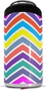 Skin Decal Wrap compatible with Yeti 16oz Tall Colster Can Cooler Insulator Zig Zag Colors 04 (COOLER NOT INCLUDED)