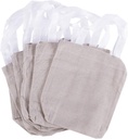 Super Z Outlet 8" x 8" Canvas Tote Sacks Natural Color for Arts & Crafts, Reusable Grocery Bags, Decoration, Party Favors (12 Pack)