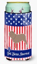 Caroline's Treasures BB3365TBC USA Patriotic Neapolitan Mastiff Tall Boy Hugger Can Cooler Sleeve Hugger Machine Washable Drink Sleeve Hugger Collapsible Insulator Beverage Insulated Holder